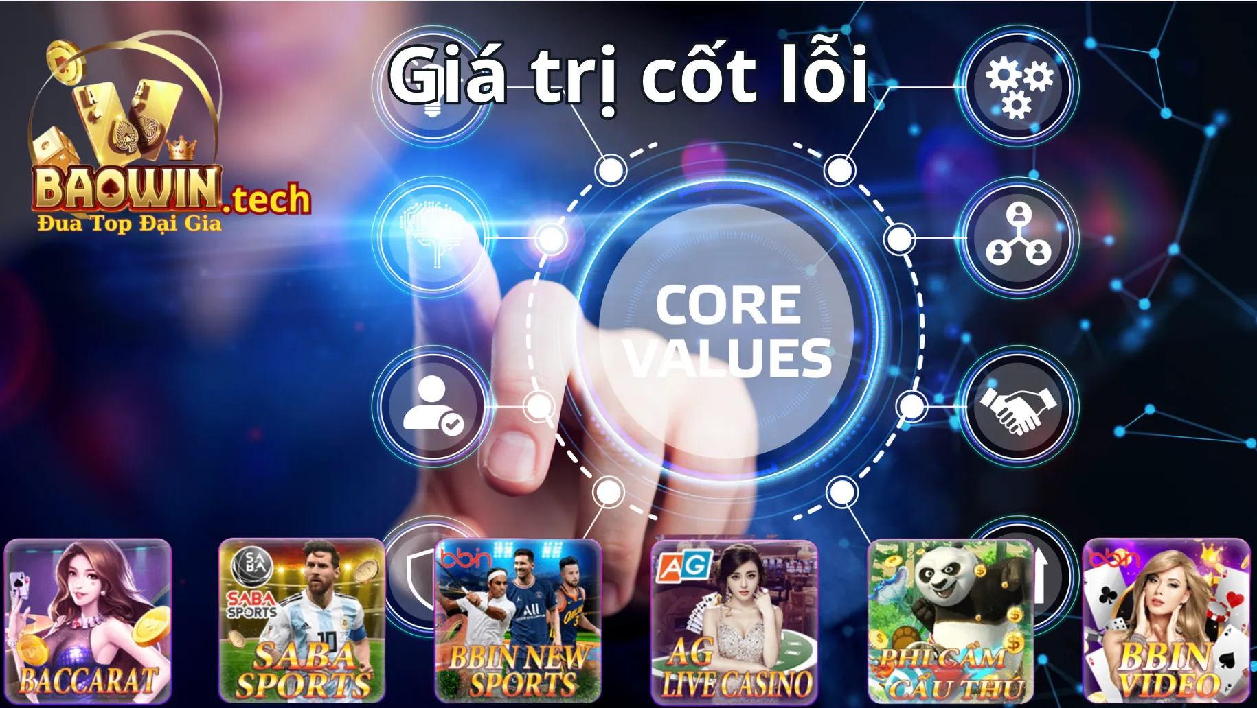 Giá trị cốt lõi của cổng game đổi thưởng Baowin